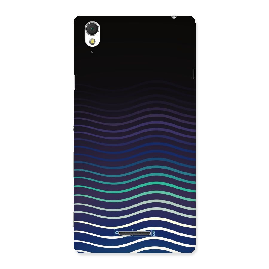 Wavy Stripes Back Case for Sony Xperia T3