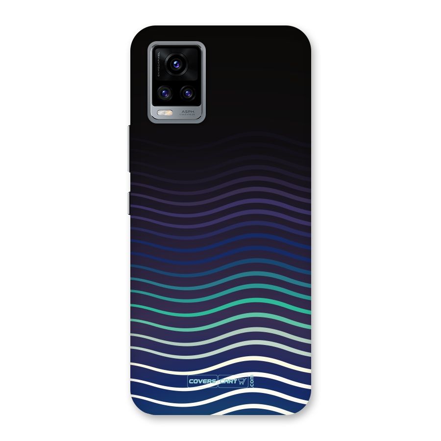 Wavy Stripes Back Case for Vivo V20