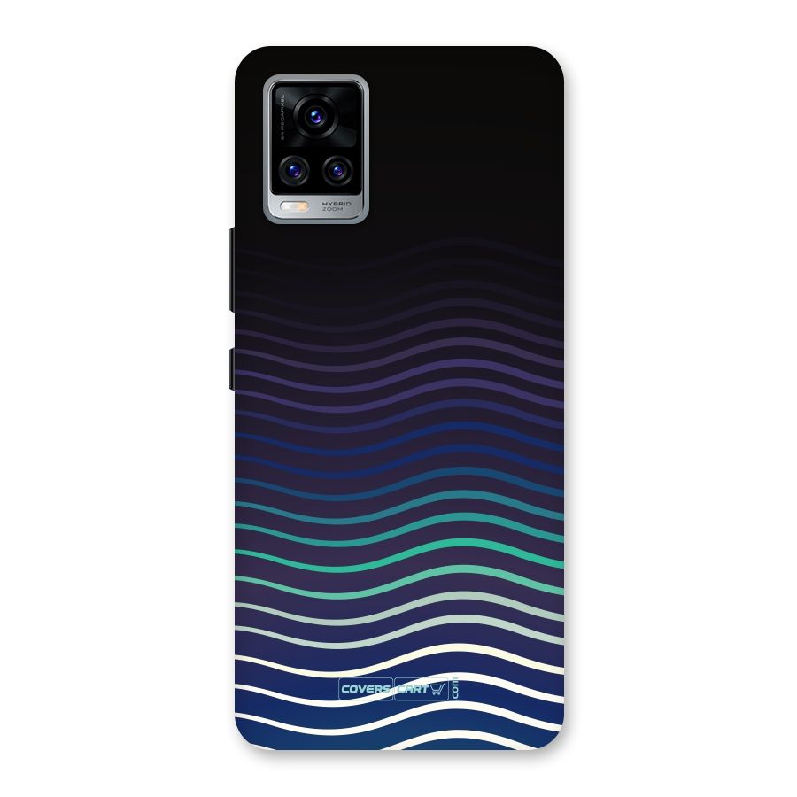 Wavy Stripes Back Case for Vivo V20 Pro