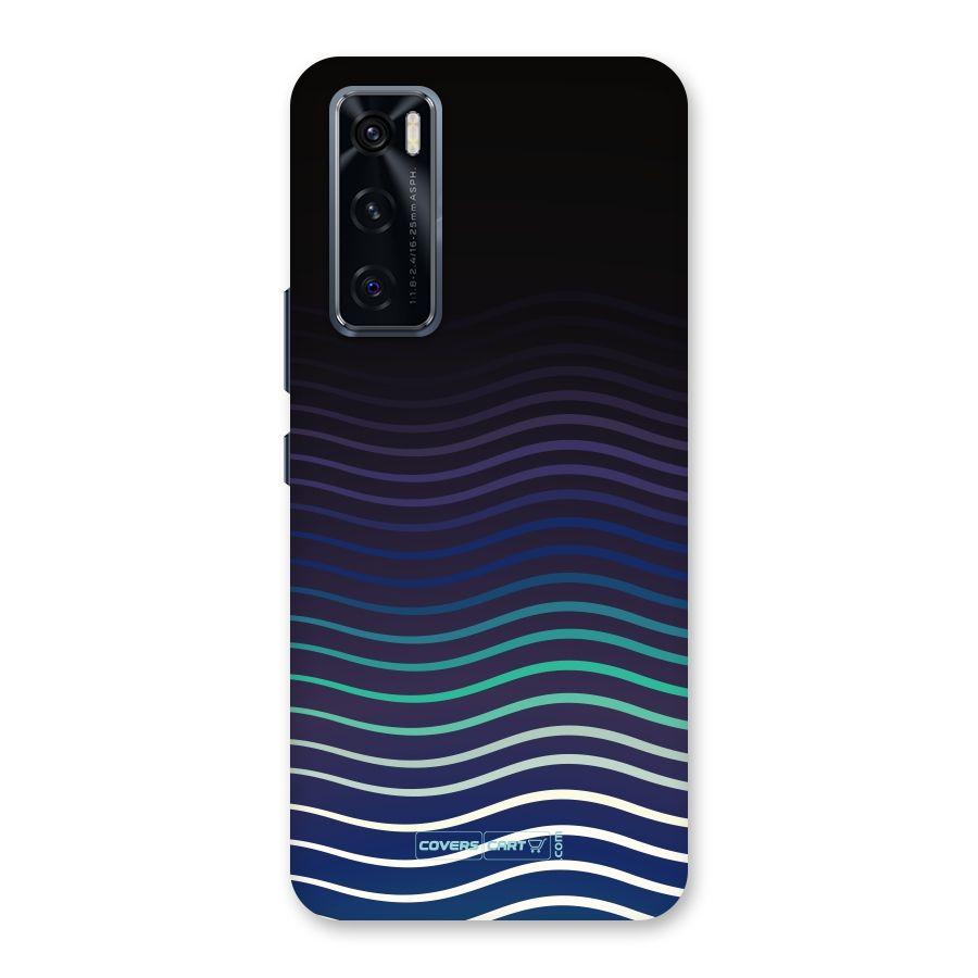 Wavy Stripes Back Case for Vivo V20 SE