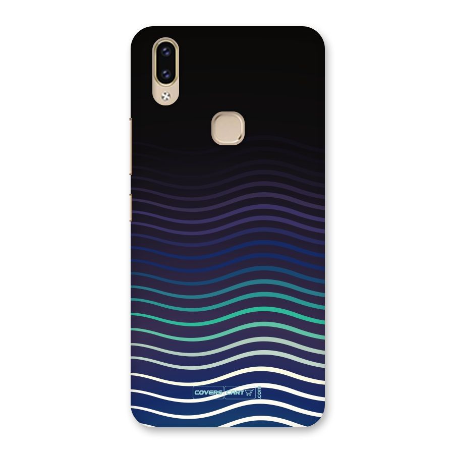 Wavy Stripes Back Case for Vivo V9 Youth