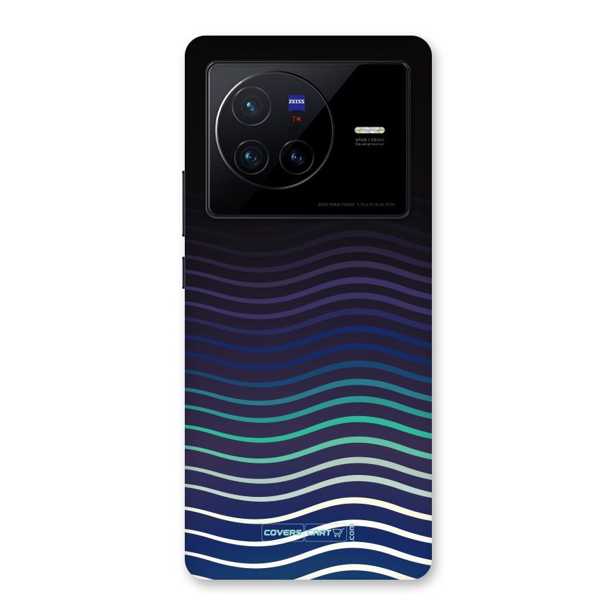 Wavy Stripes Back Case for Vivo X80