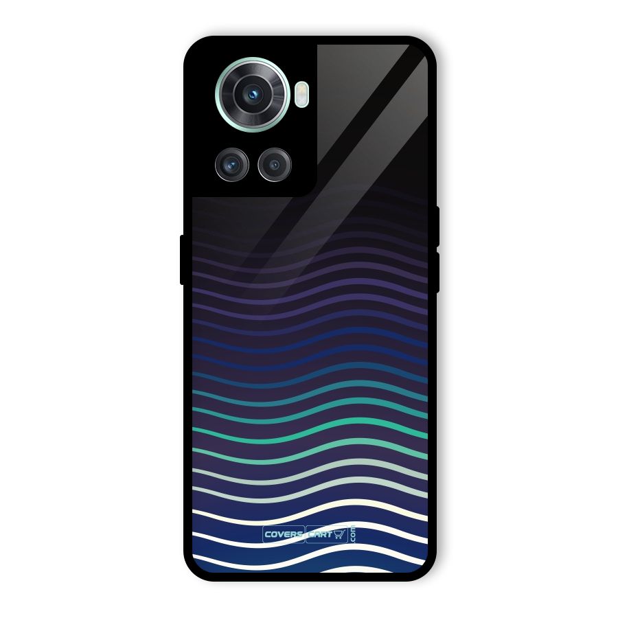 Wavy Stripes Glass Back Case for OnePlus 10R