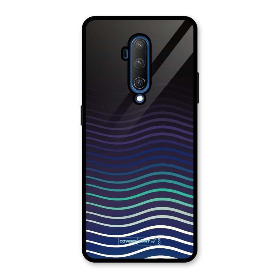 Wavy Stripes Glass Back Case for OnePlus 7T Pro