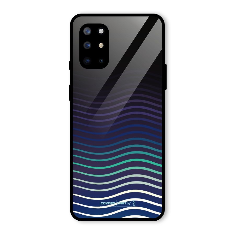 Wavy Stripes Glass Back Case for OnePlus 8T