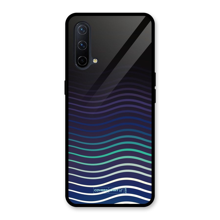 Wavy Stripes Glass Back Case for OnePlus Nord CE 5G