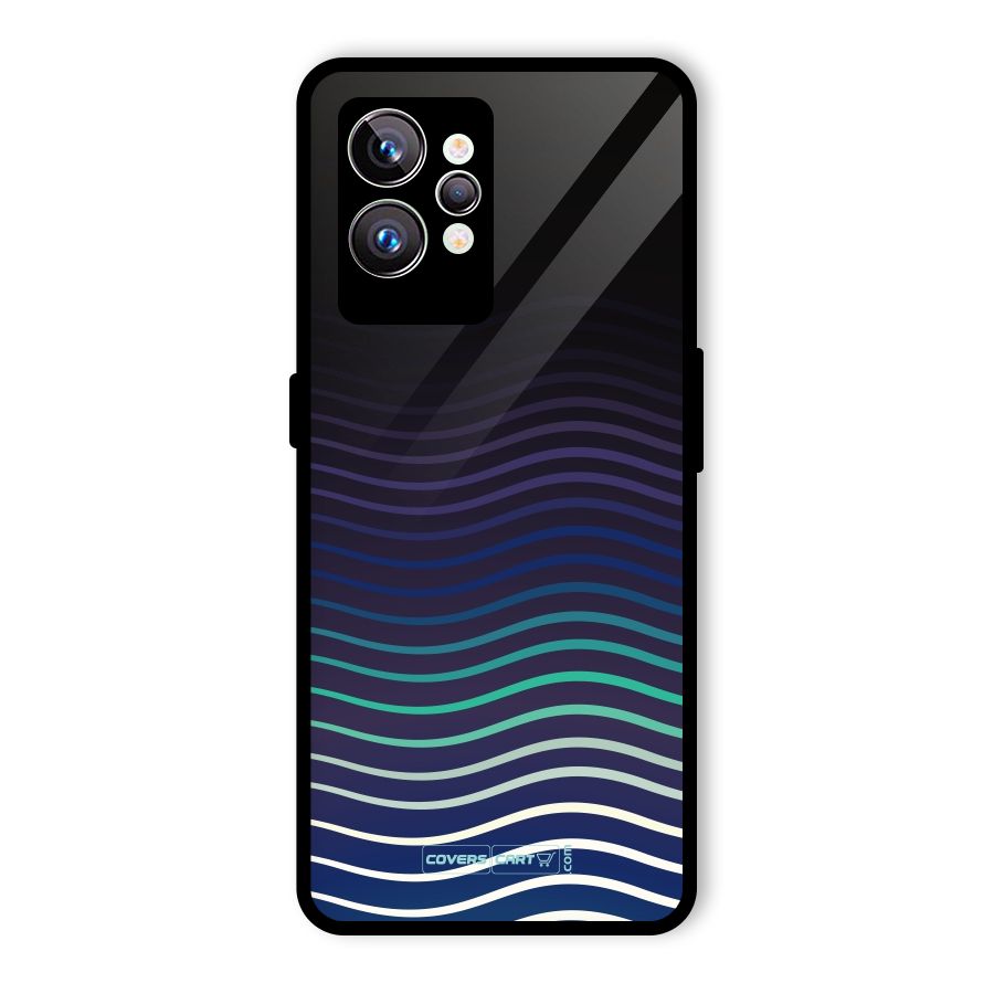 Wavy Stripes Glass Back Case for Realme GT2 Pro
