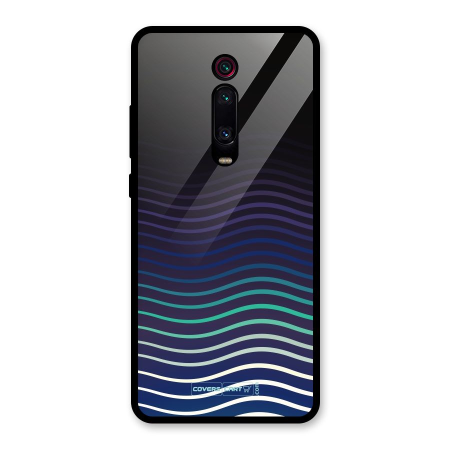 Wavy Stripes Glass Back Case for Redmi K20