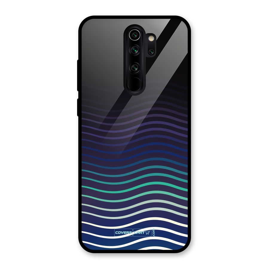 Wavy Stripes Glass Back Case for Redmi Note 8 Pro