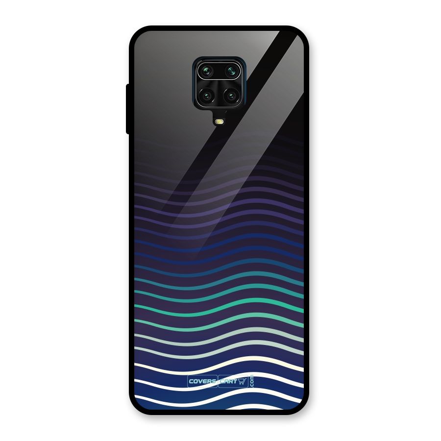 Wavy Stripes Glass Back Case for Redmi Note 9 Pro Max