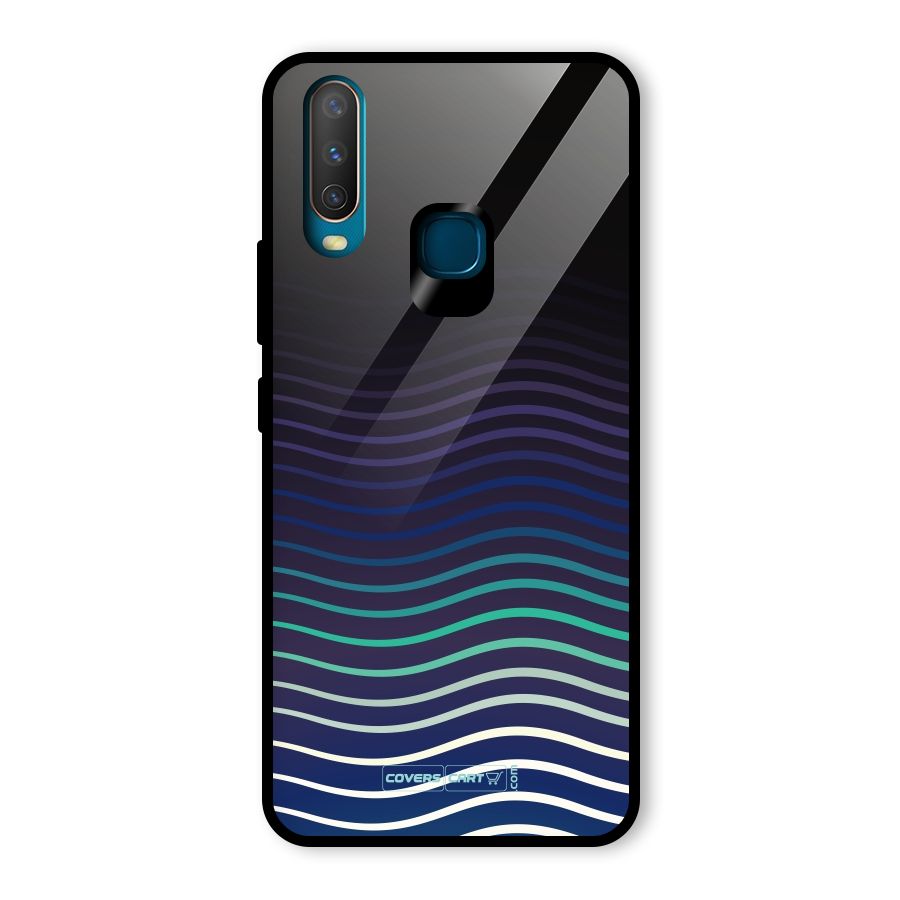 Wavy Stripes Glass Back Case for Vivo U10