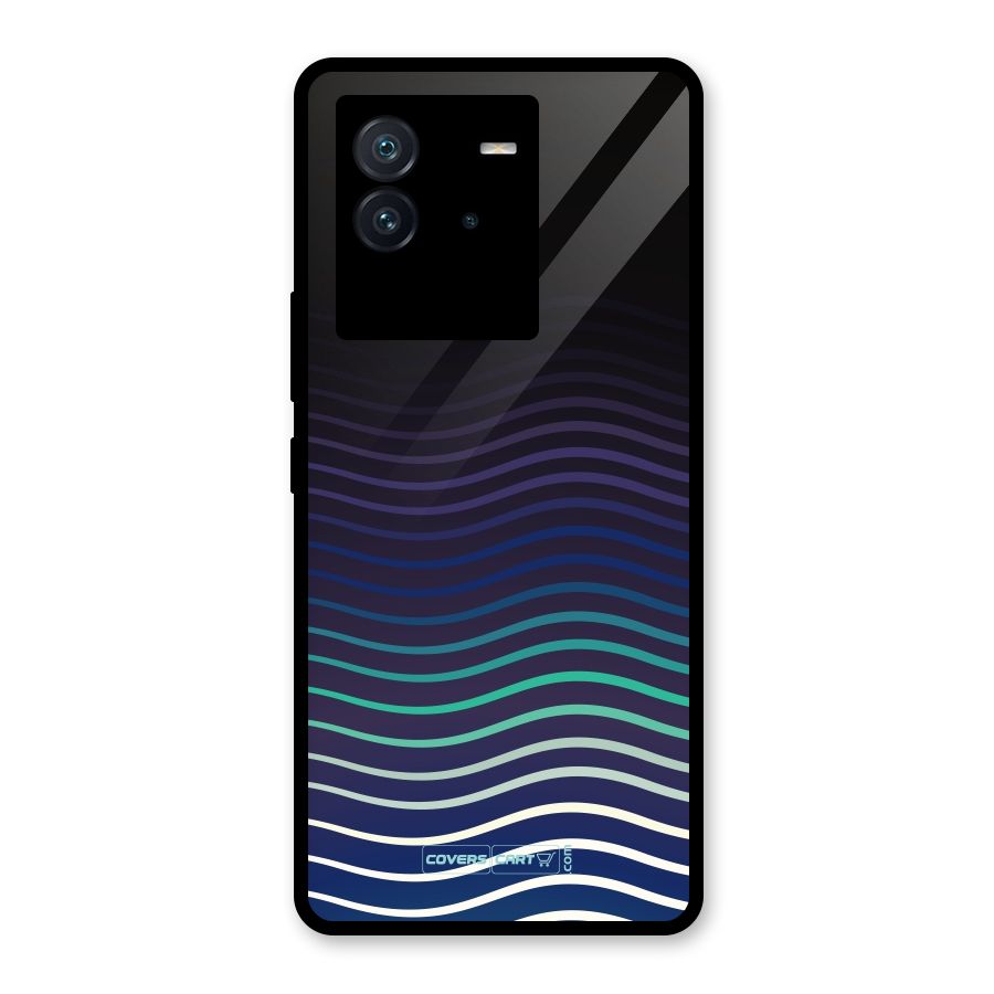 Wavy Stripes Glass Back Case for Vivo iQOO Neo 6 5G