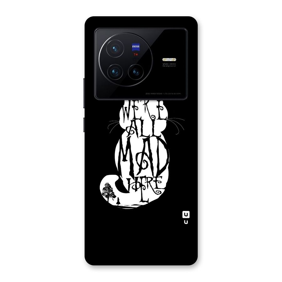 We All Mad Here Back Case for Vivo X80