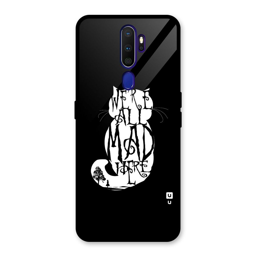 We All Mad Here Glass Back Case for Oppo A9 (2020)