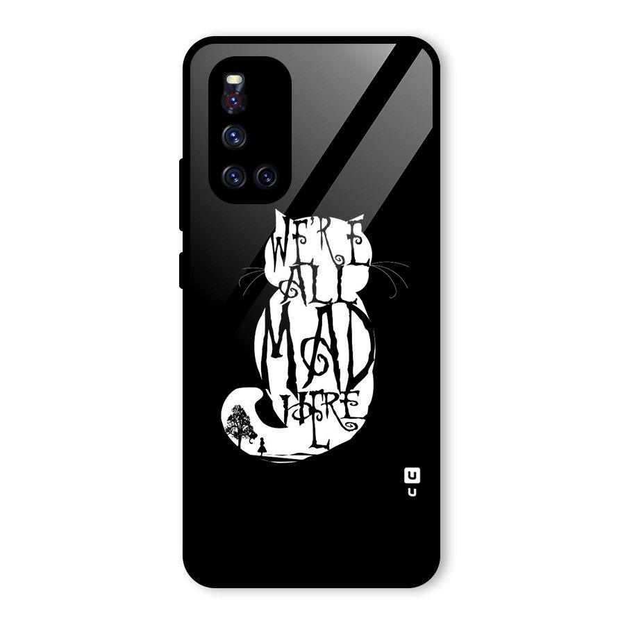 We All Mad Here Glass Back Case for Vivo V19