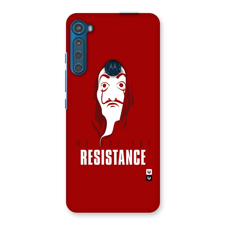 We Are Resistance Back Case for Motorola One Fusion Plus