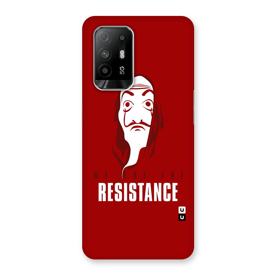 We Are Resistance Back Case for Oppo F19 Pro Plus 5G