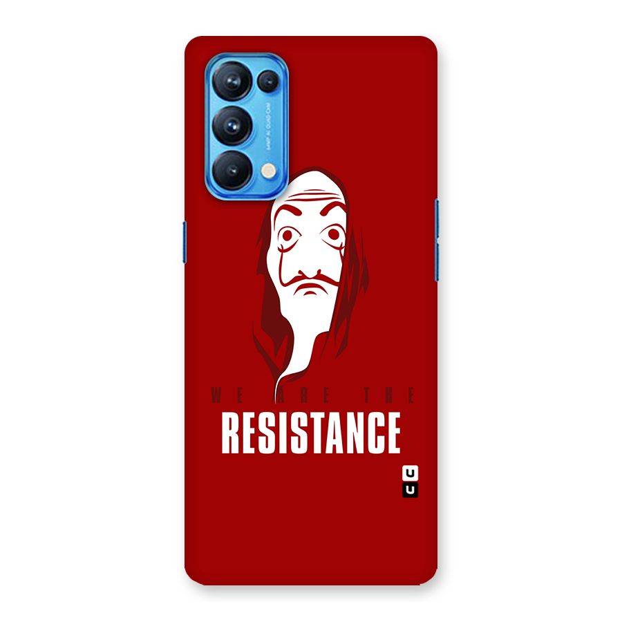 We Are Resistance Back Case for Oppo Reno5 Pro 5G