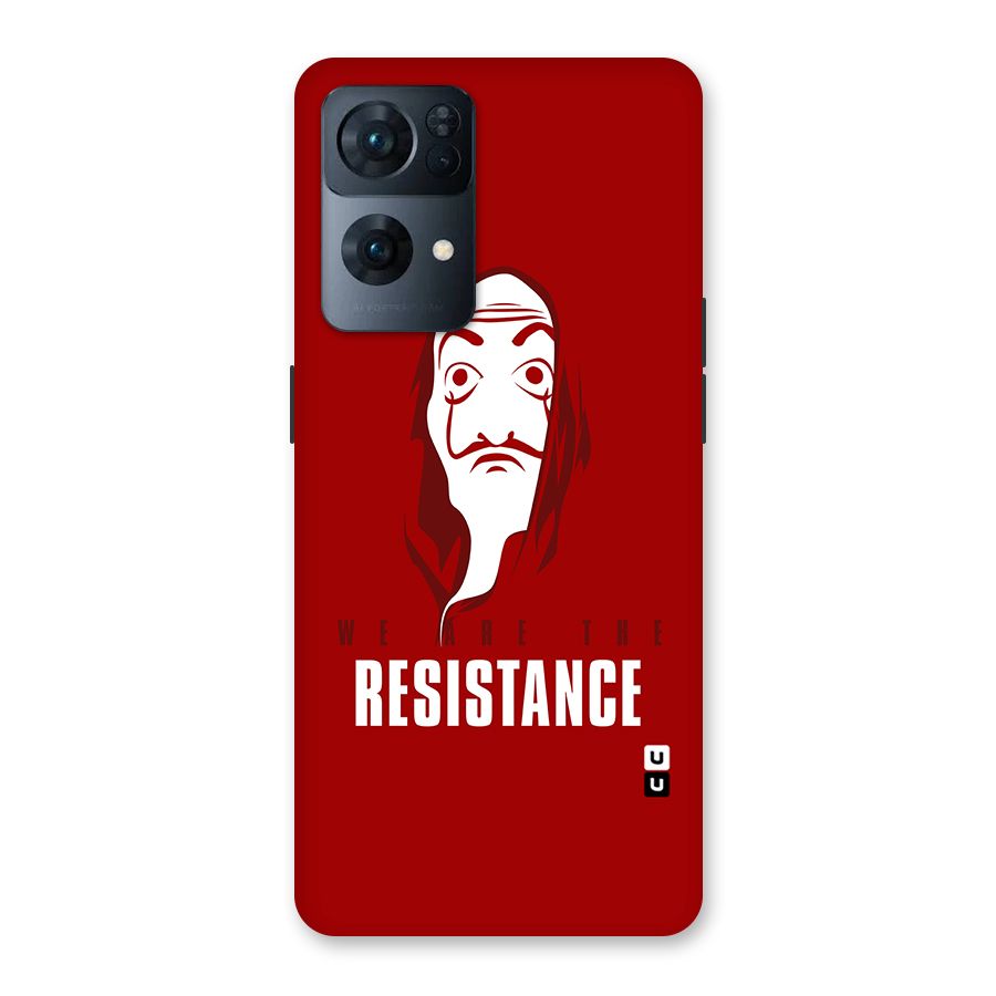 We Are Resistance Back Case for Oppo Reno7 Pro 5G