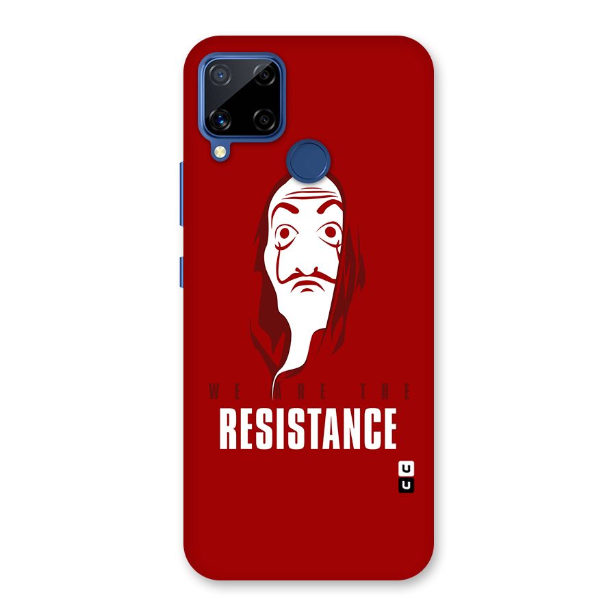 We Are Resistance Back Case for Realme Narzo 30A
