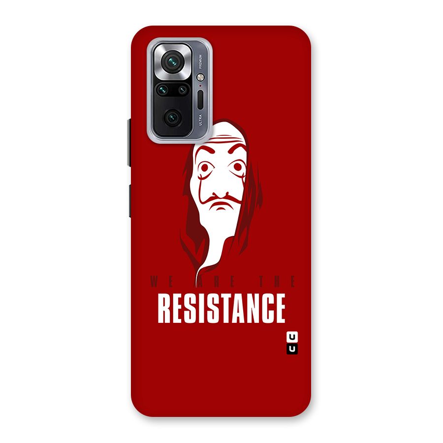 We Are Resistance Back Case for Redmi Note 10 Pro