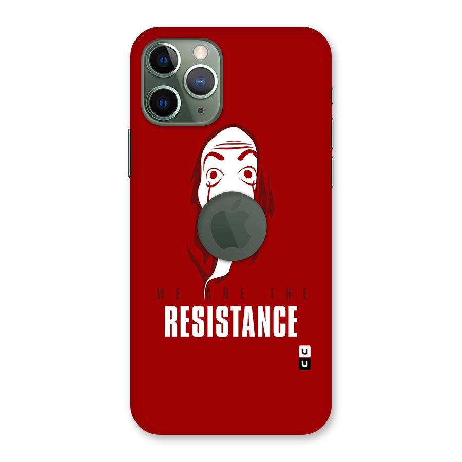 We Are Resistance Back Case for iPhone 11 Pro Logo  Cut