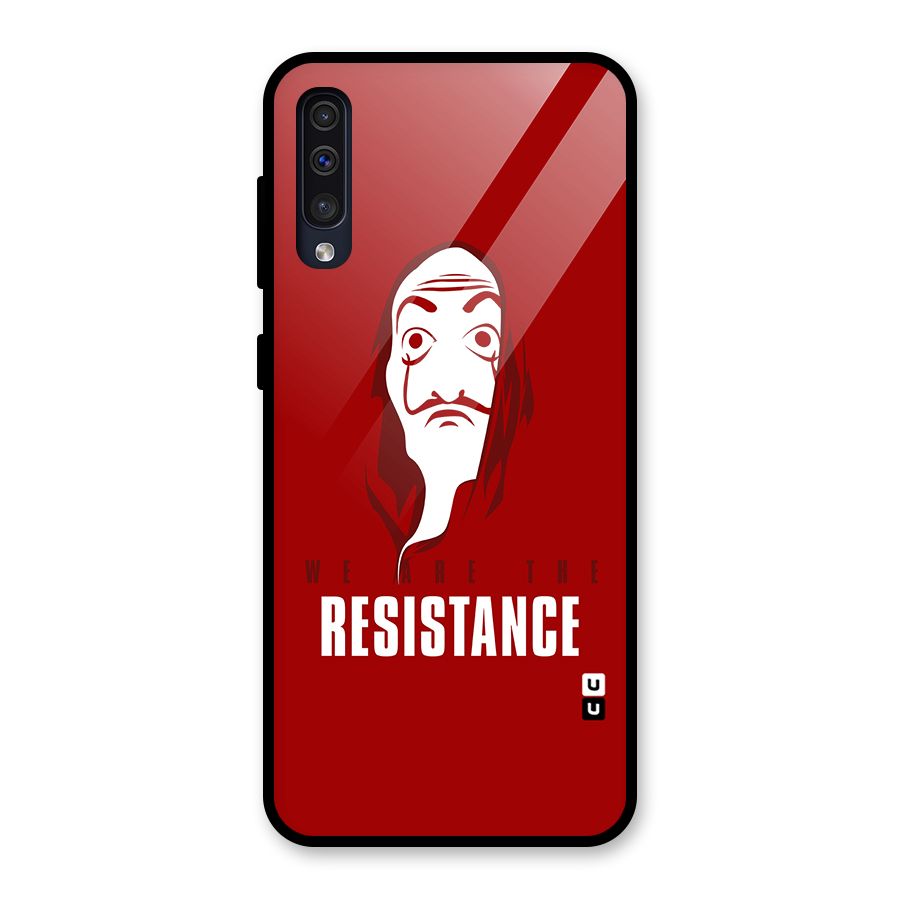 We Are Resistance Glass Back Case for Galaxy A30s