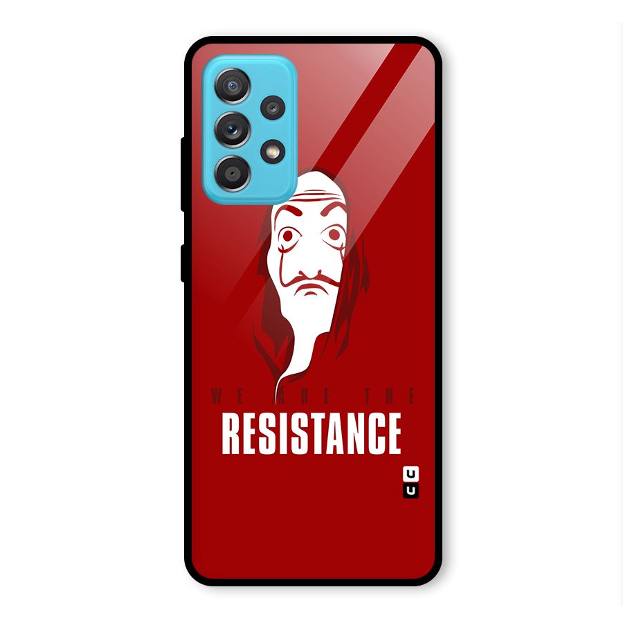 We Are Resistance Glass Back Case for Galaxy A52s 5G