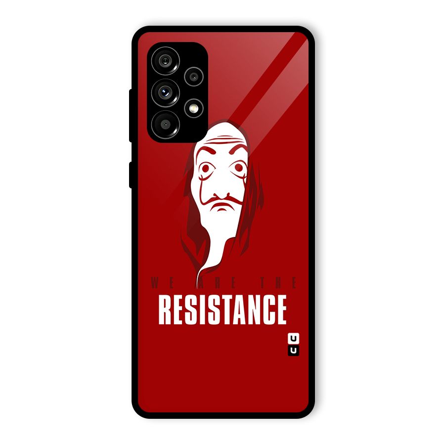 We Are Resistance Glass Back Case for Galaxy A73 5G