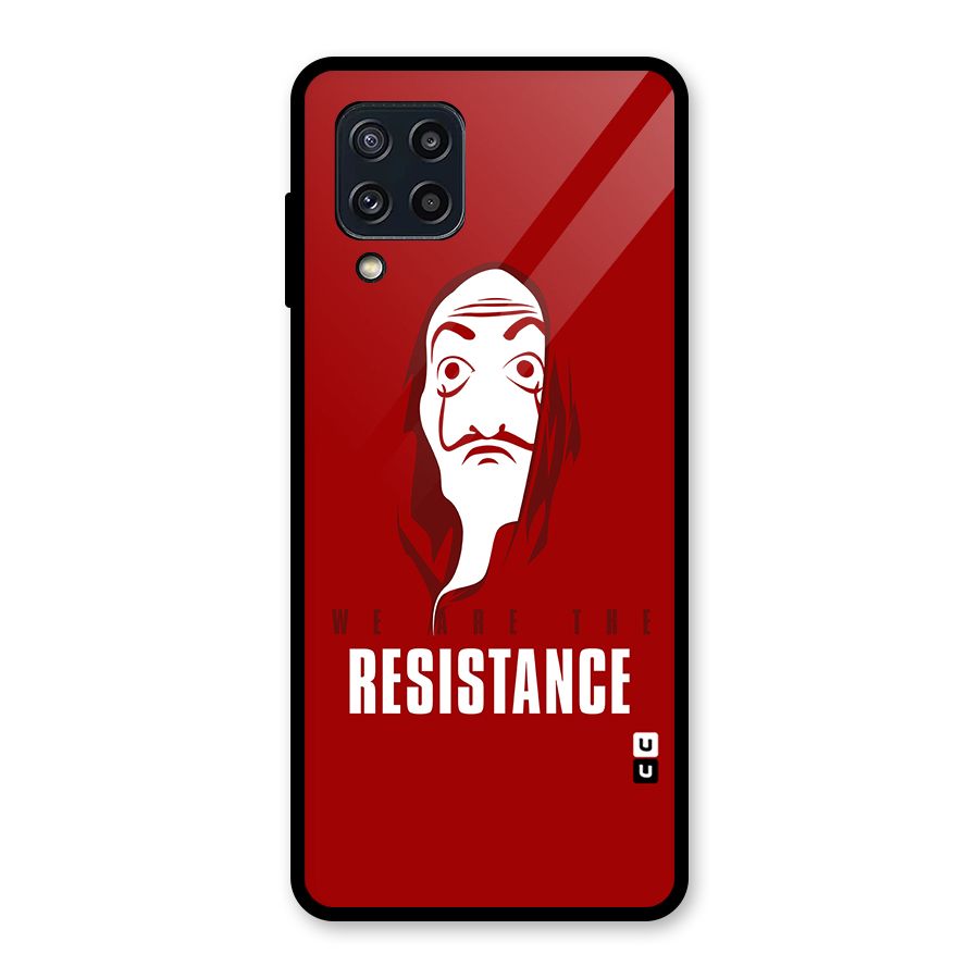 We Are Resistance Glass Back Case for Galaxy M32