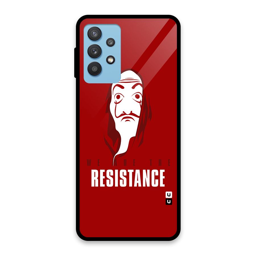 We Are Resistance Glass Back Case for Galaxy M32 5G