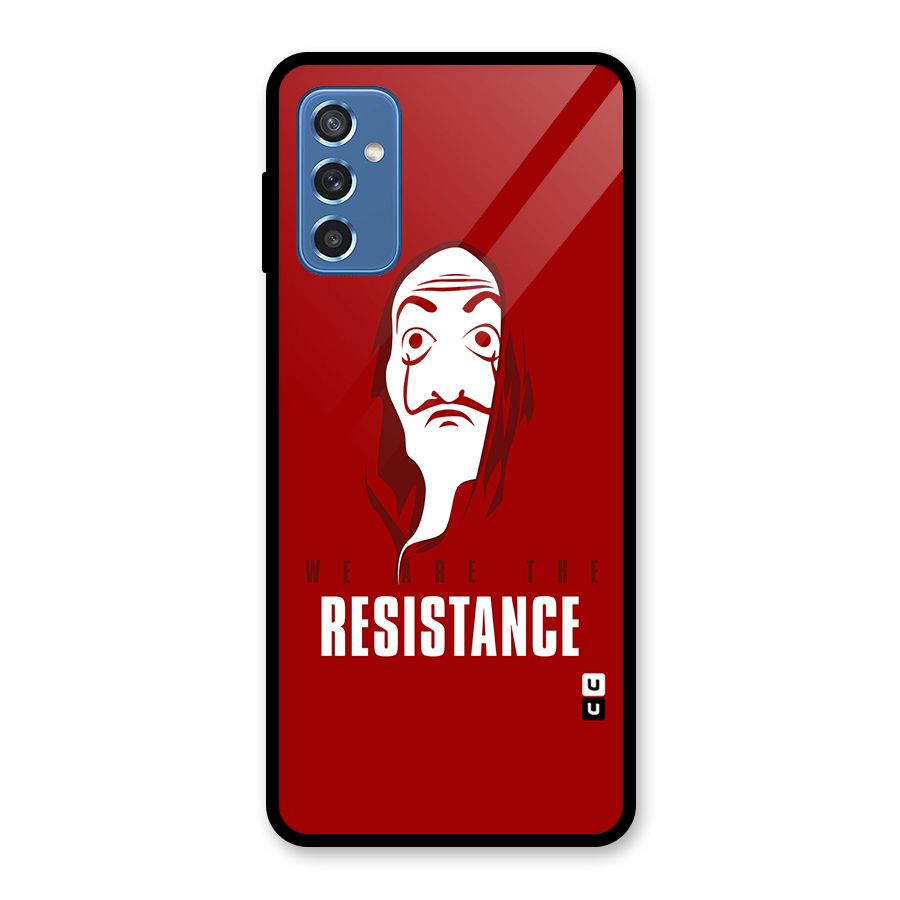 We Are Resistance Glass Back Case for Galaxy M52 5G