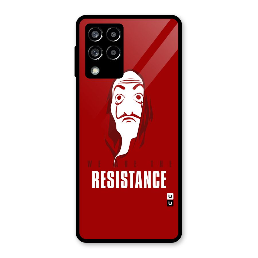 We Are Resistance Glass Back Case for Galaxy M53 5G