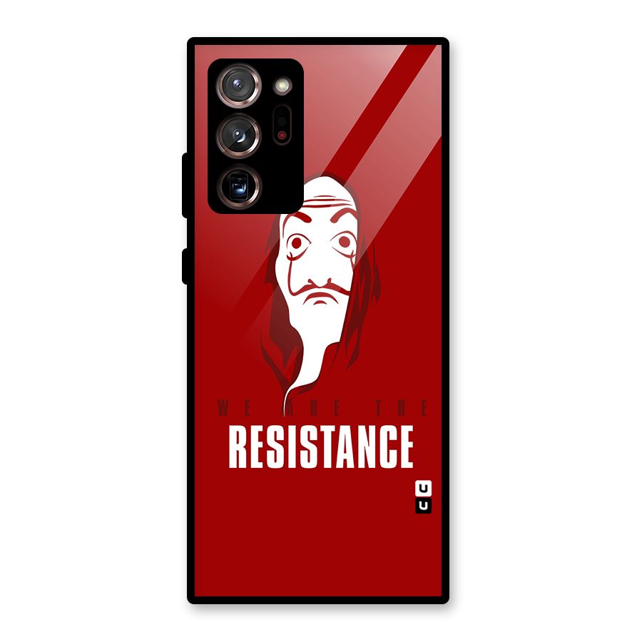 We Are Resistance Glass Back Case for Galaxy Note 20 Ultra