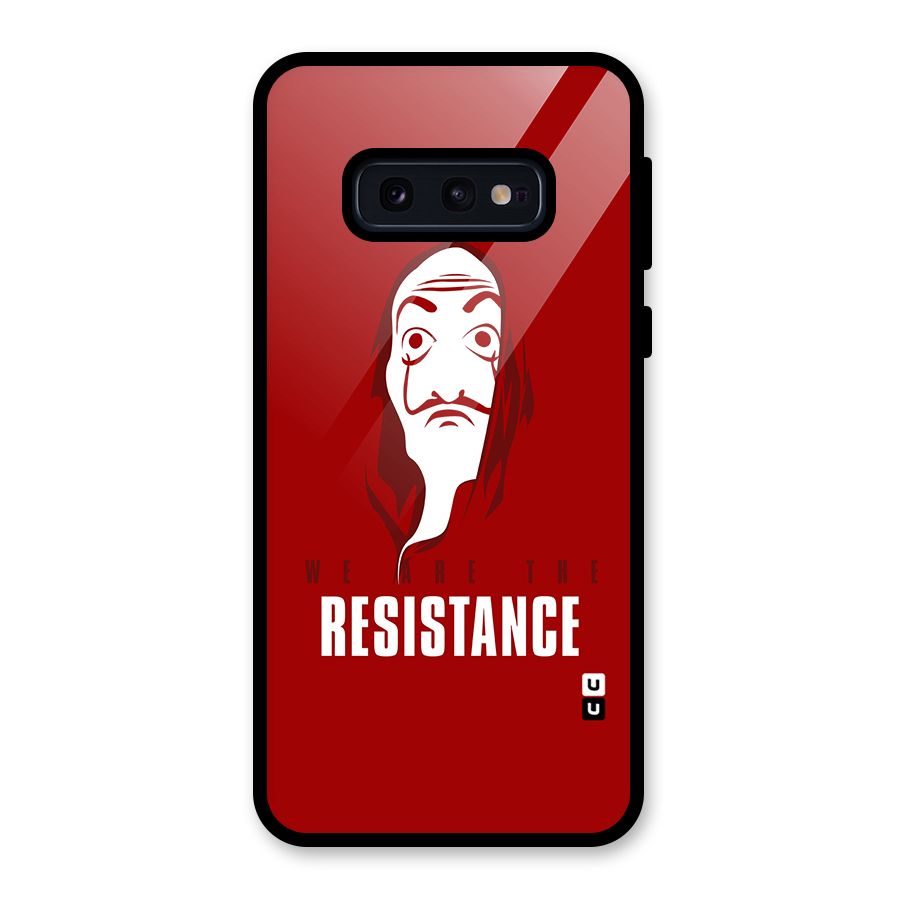 We Are Resistance Glass Back Case for Galaxy S10e