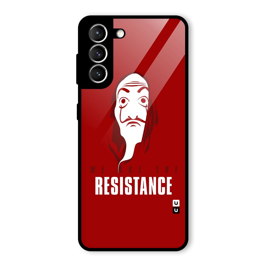 We Are Resistance Glass Back Case for Galaxy S21 5G