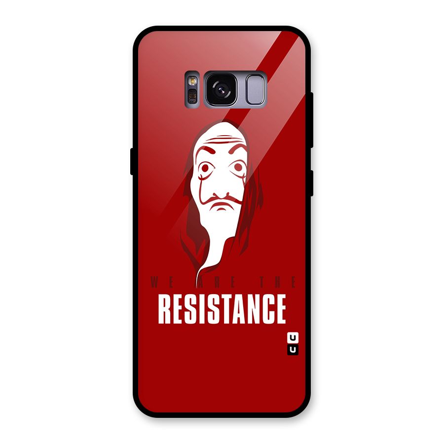 We Are Resistance Glass Back Case for Galaxy S8