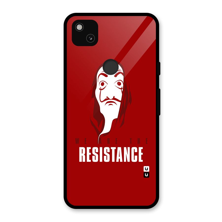 We Are Resistance Glass Back Case for Google Pixel 4a