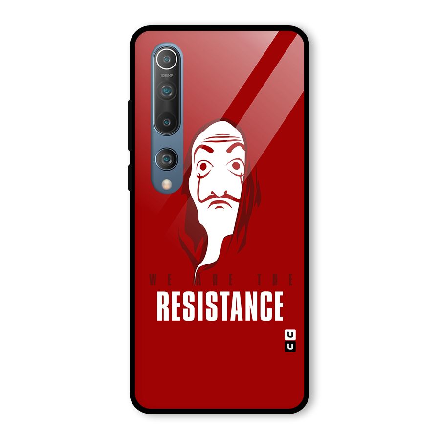 We Are Resistance Glass Back Case for Mi 10