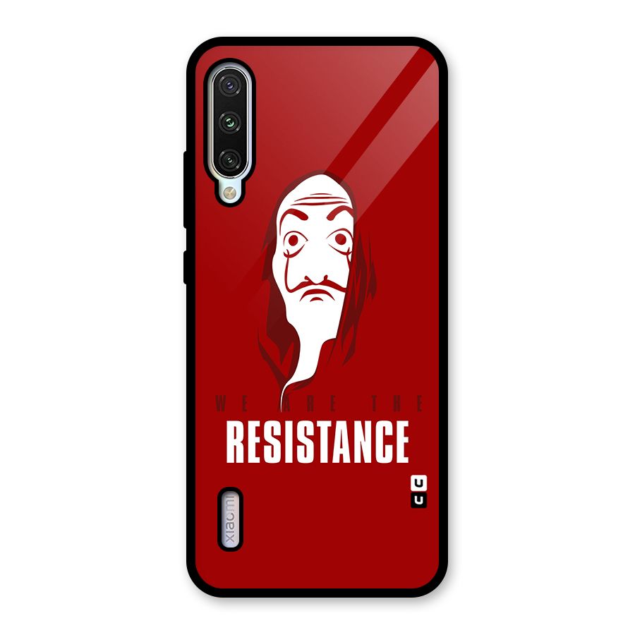 We Are Resistance Glass Back Case for Mi A3