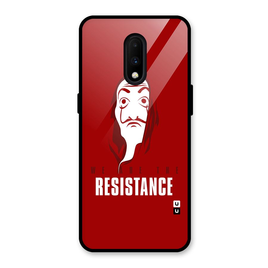 We Are Resistance Glass Back Case for OnePlus 7