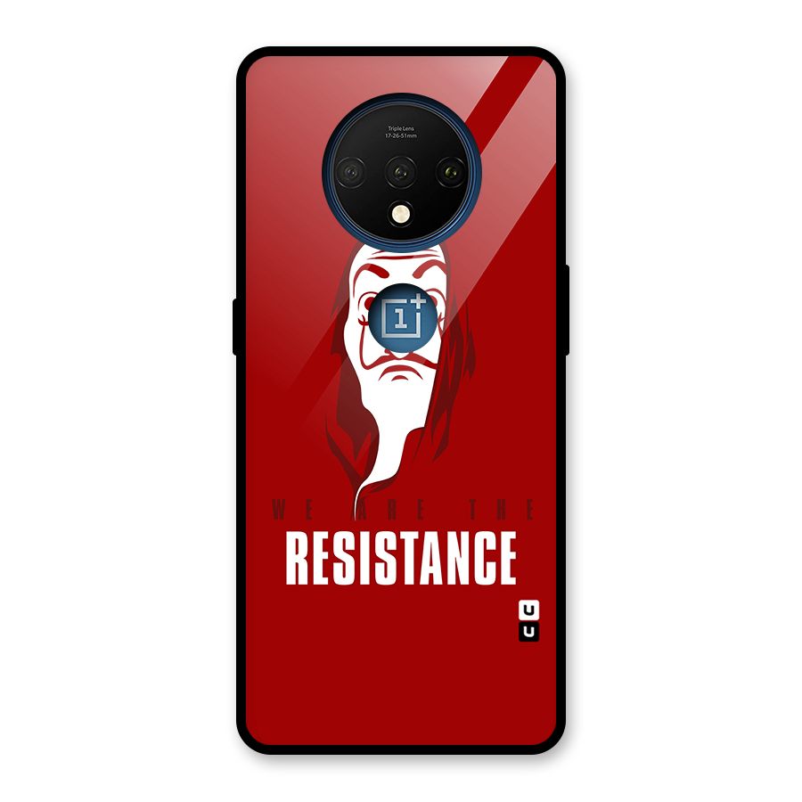 We Are Resistance Glass Back Case for OnePlus 7T