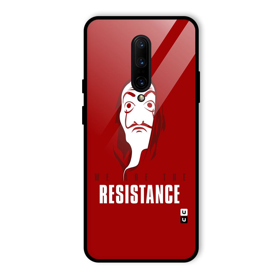 We Are Resistance Glass Back Case for OnePlus 7 Pro