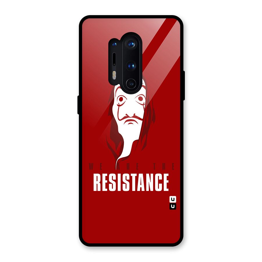 We Are Resistance Glass Back Case for OnePlus 8 Pro