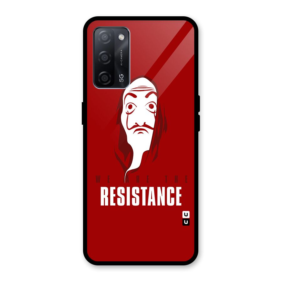 We Are Resistance Glass Back Case for Oppo A53s 5G