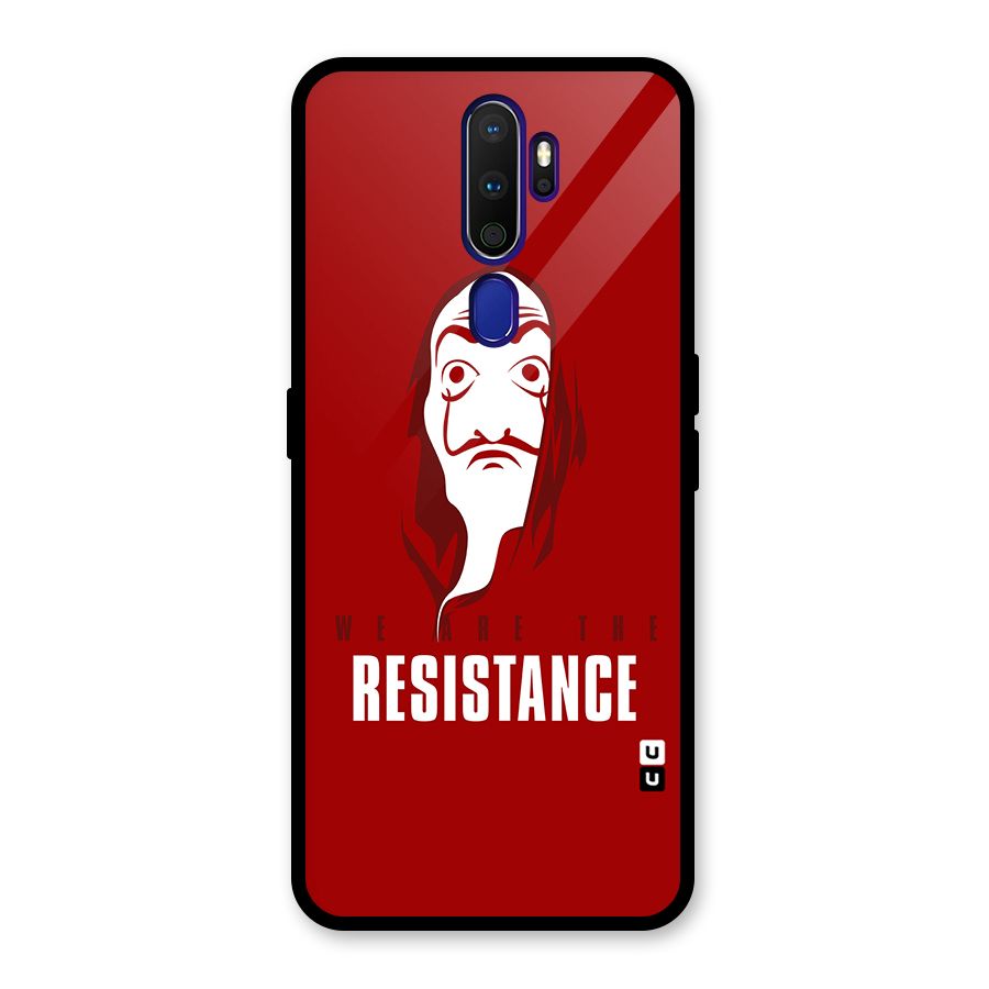 We Are Resistance Glass Back Case for Oppo A9 (2020)
