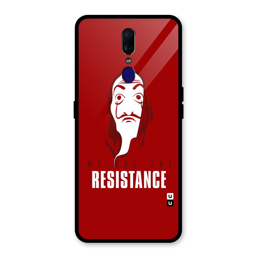 We Are Resistance Glass Back Case for Oppo F11