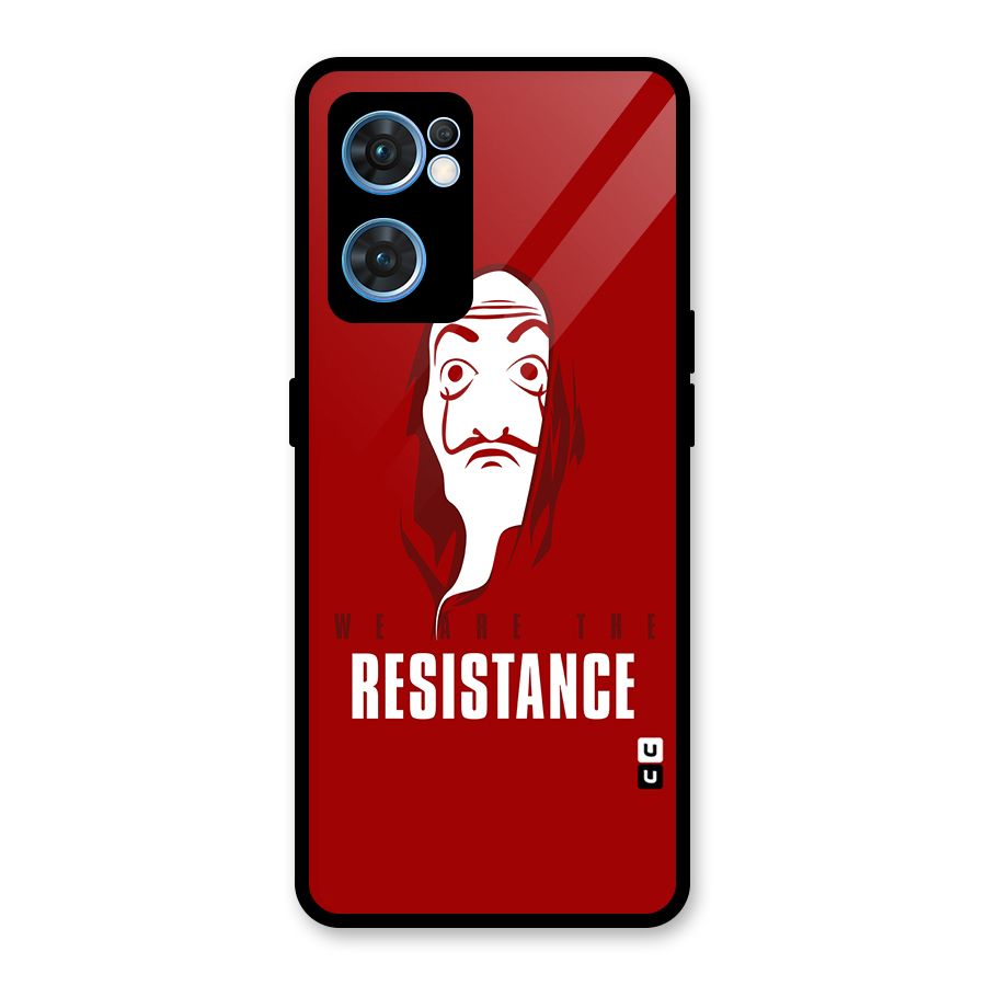 We Are Resistance Glass Back Case for Oppo Reno7 5G
