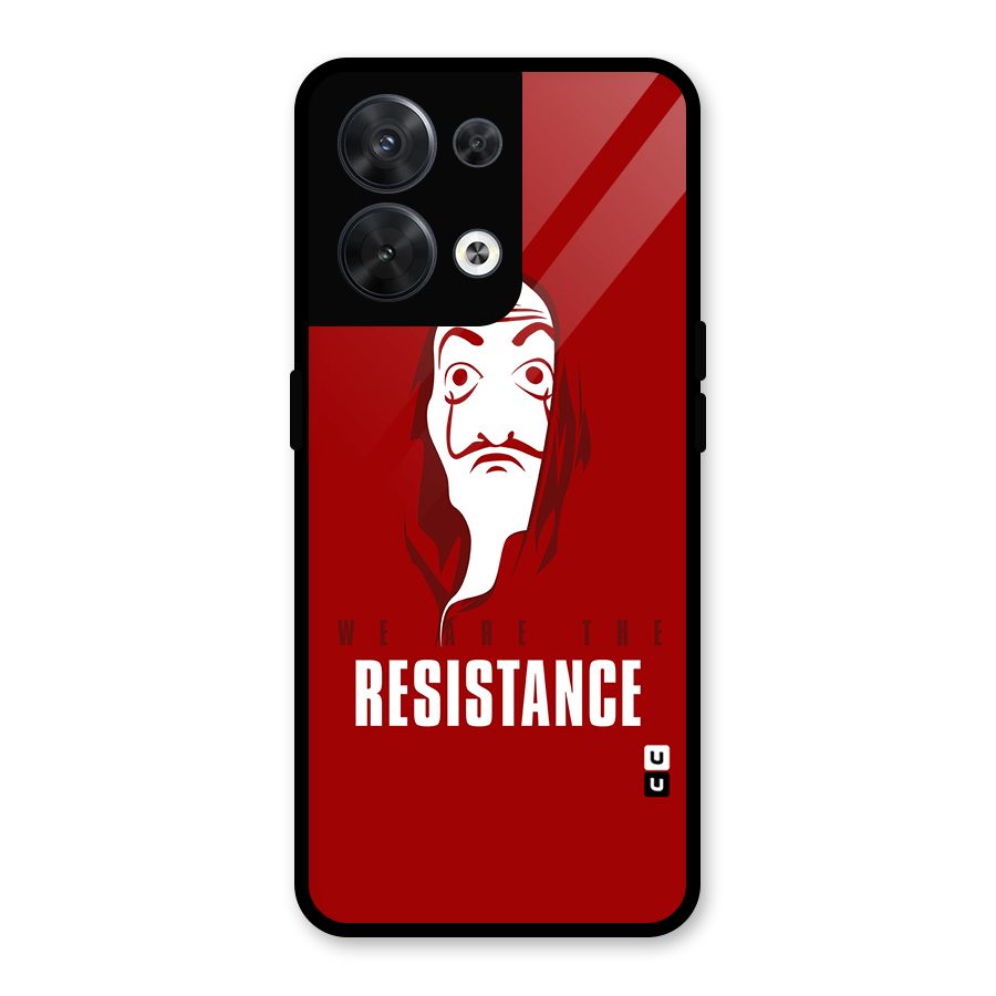 We Are Resistance Glass Back Case for Oppo Reno8 5G