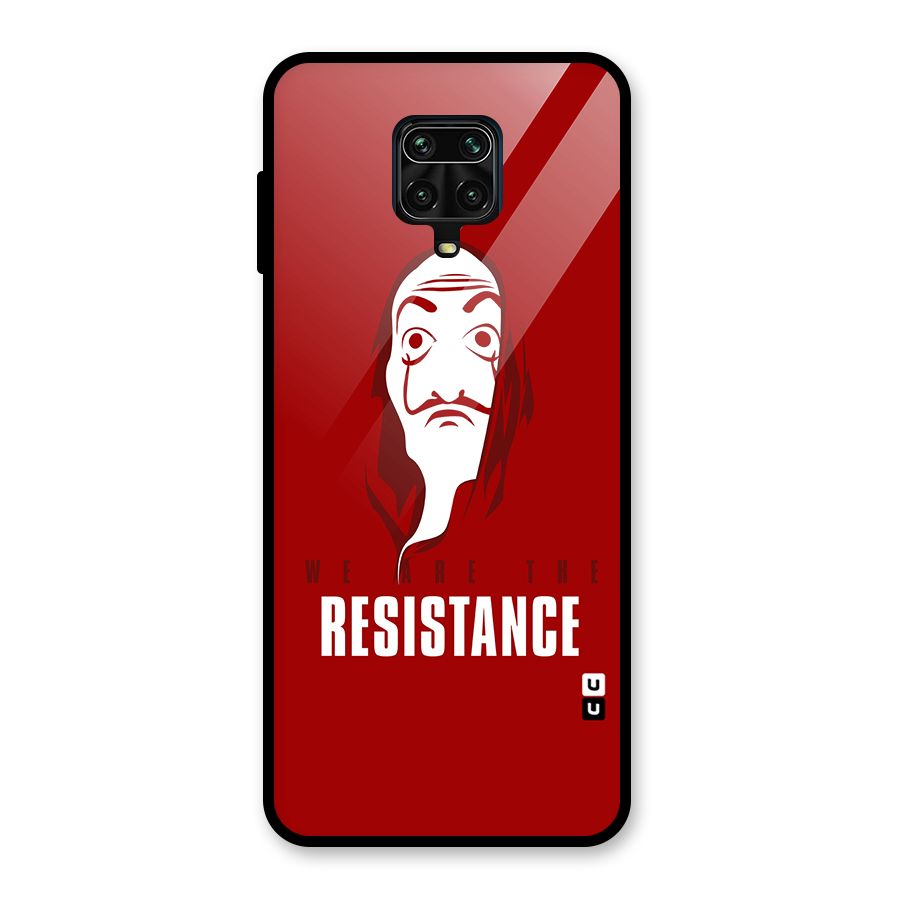 We Are Resistance Glass Back Case for Poco M2 Pro